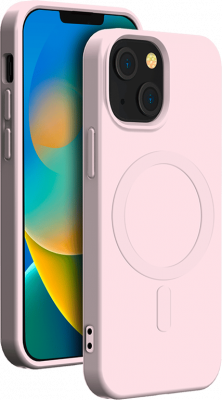 BIGBEN CONNECTED Coque Compatible MagSafe Silicone Rose pour iPhone 15 Bigben - Neuf