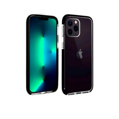 AKASHI Coque pour iPhone 13 Pro Silicone Gel Souple Flexible Fine L&eacute;g&egrave;re Contour Noir