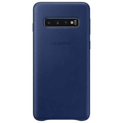 SAMSUNG Coque en Cuir pour  G S10 Bleue marine 