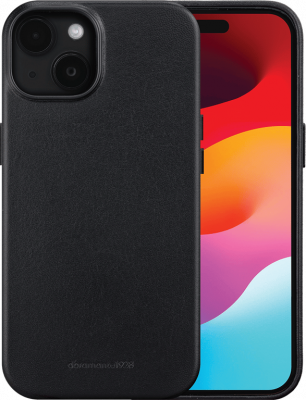 DBRAMANTE1928  Coque Roskilde Cuir MagSafe Iphone 15 Plus Black