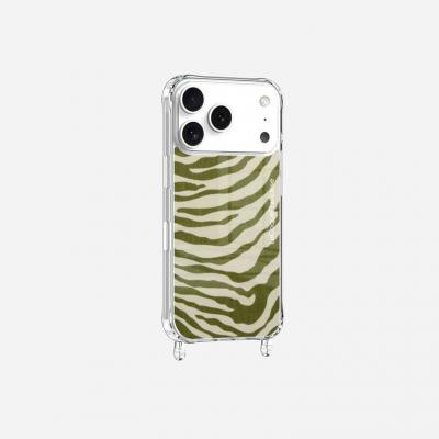 LA COQUE FRANCAISE Coque imprim&eacute;e La coque Fran&ccedil;aise MagSafe Z&egrave;bre avec anneau Vert pour iPhone 17 Pro