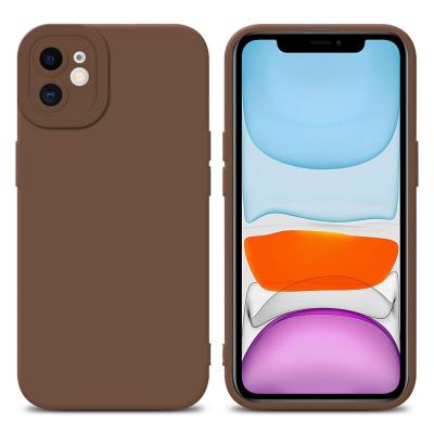 CADORABO Coque pour Apple iPhone 11 en FLUID MARRON Housse de protection &Eacute;tui en silicone TPU flexible - Neuf