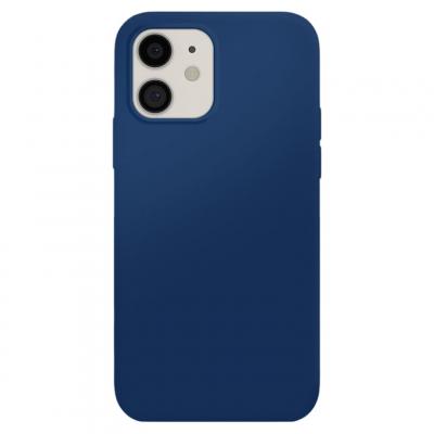 MOXIE Coque pour iPhone 11 Edition Color Skin en TPU avec Int&eacute;rieur Doux Bleu marine