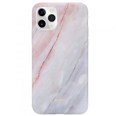 CRONG Coque pour iPhone 11 Pro Design Effet Marbre Ultra El&eacute;gant Antichoc  Rose
