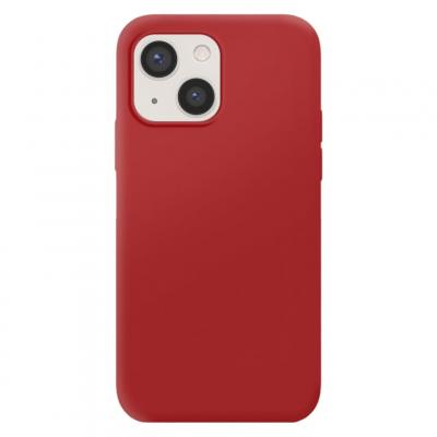 MOXIE Coque pour iPhone 13 Edition Color Skin en TPU avec Int&eacute;rieur Doux Rouge