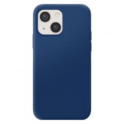 MOXIE Coque pour iPhone 13 Edition Color Skin en TPU avec Int&eacute;rieur Doux Bleu marine