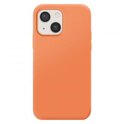 MOXIE Coque pour iPhone 13 Edition Color Skin en TPU avec Int&eacute;rieur Doux Orange