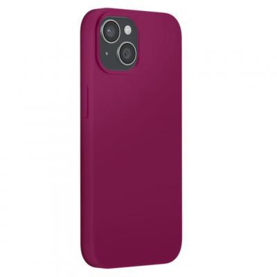 MOXIE Coque pour iPhone 15 Edition Color Skin en TPU avec Int&eacute;rieur Doux Violet fonc&eacute;