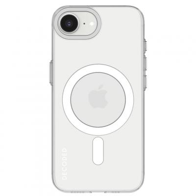 DECODED  Coque pour iPhone 16e MagSafe Anti-rayures Noir transparent