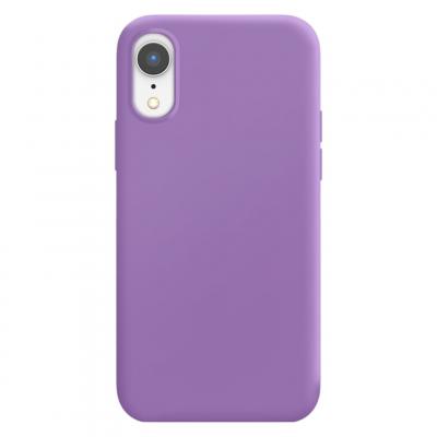 MOXIE Coque pour iPhone XR Edition Color Skin en TPU avec Int&eacute;rieur Doux Violet clair