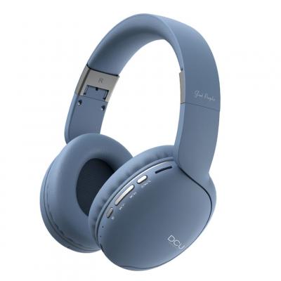 DCU TECNOLOGIC BRAND Casque Bluetooth + Con. Jack Bleu - Neuf