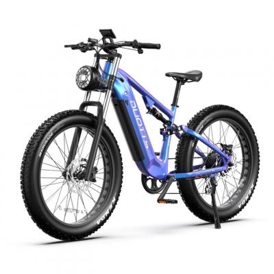 DUOTTS  E26 V&eacute;lo &eacute;lectrique - 750W 48V20AH 26*4.0 - Bleu Violet