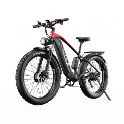 DUOTTS  f26 v&eacute;lo &eacute;lectrique - moteurs 750w*2 batterie 48v 20ah non pliable - noir et rouge 