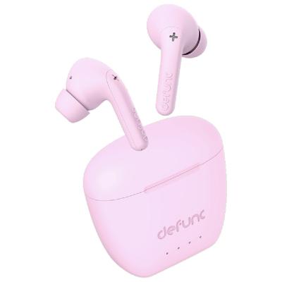 DEFUNC Ecouteurs Sans Fil Intra-auriculaires Autonomie 30h True Audio Rose