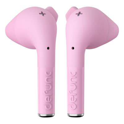 DEFUNC Ecouteurs Bluetooth Sport IPX4 Contr&ocirc;le Tactile Autonomie 5h rose