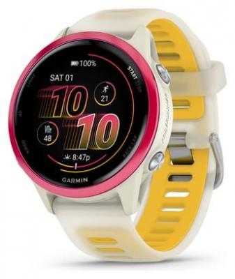 GARMIN Forerunner 570 Montre GPS 42 mm, Rose Aluminium Beige - Neuf