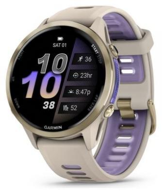 GARMIN Montre gps  forerunner 970 beige or titane soft gold