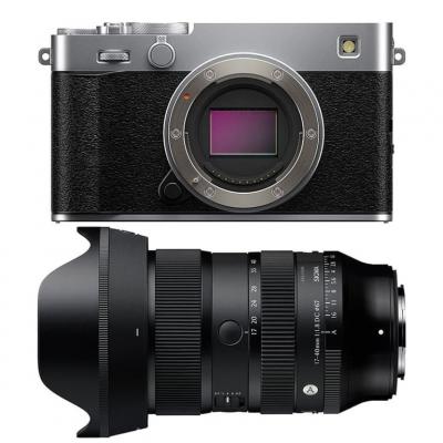 FUJIFILM  X-E5 Silver + SIGMA 17-40mm f/1.8 - Neuf