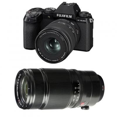 FUJIFILM  X-S20 NOIR + 16-50mm + 50-140mm - Neuf
