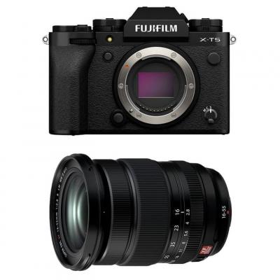 FUJIFILM  X-T5 Noir + XF 16-55mm f/2.8 LM WR II Garanti 3 ans