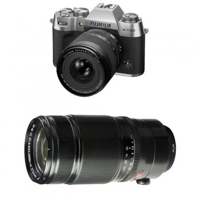 FUJIFILM  X-T50 Silver + 16-50 + 50-140 - Neuf