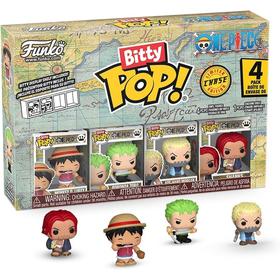 FUNKO One Piece - Luffy Bitty Pop! 4pk -  Pop - Multicolore - Onesize - 100% Pvc