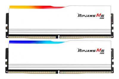 G.SKILL  Ripjaws M5 RGB White - 2 x 48 Go (96 Go) - DDR5 5200 MHz - CL40 
