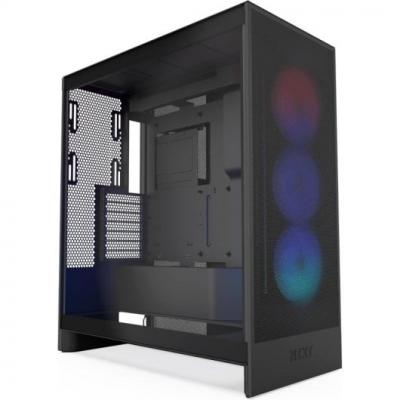 NZXT H7 Flow - Boitier avec ventilateurs RGB inclus, Noir - Neuf