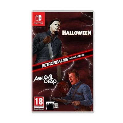 JUST FOR GAMES Halloween & Ash vs Evil Dead Retro Realms Double Feature Nintendo Switch 