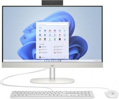 HP  24-cr0038nf amd ryzen&acute; 5 7520u 60,5 cm (23.8) 1920 x 1080 pixels pc all-in-one 8 go lpddr5-sdram 512 go ssd windows 11 home wi-fi 6 (802.11ax) blanc 
