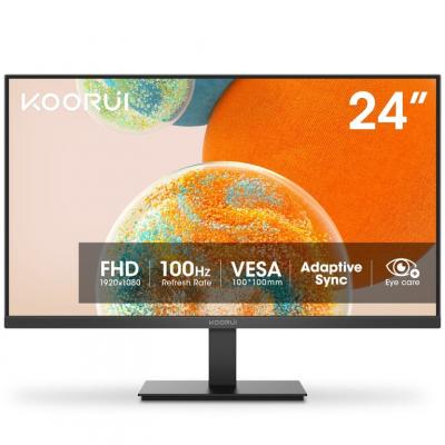UNIVERSAL KOORUI E2412F &Eacute;cran PC - 24 pouces 1920*1080 100Hz - Noir