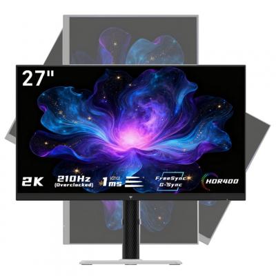 KTC  H27T6 Plat Rapide IPS QHD 2560 * 1440@200Hz Overdrive &agrave; 210Hz H27T6