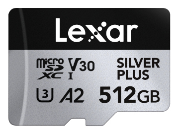 LEXAR  Professional SILVER PLUS 512 Go MicroSDXC UHS-I - Neuf