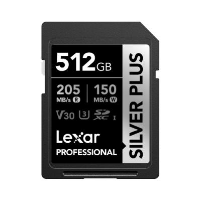 LEXAR  Professional SILVER PLUS 512 Go SDXC UHS-I - Neuf