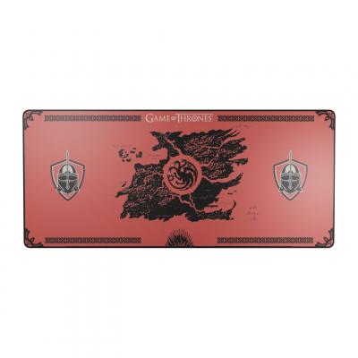 LEXIP  HBO Game of Thrones Tapis de souris de jeu Noir, Rouge - Neuf