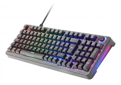 MARS GAMING  MKPROYES clavier USB QWERTY Espagnole Noir - Neuf