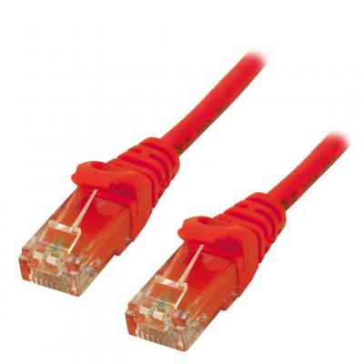 MCL SAMAR  FCC6AM-5M/R Cordon de brassage RJ45 CAT6 A U/UTP 5m Rouge