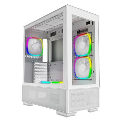 MONTECH Bo&icirc;tier PC  Sky Two RGB - MT/SansAlim/ATX - Blanc#