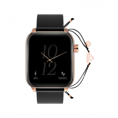 MAXCOM Montre connect&eacute;e FW64 Oxygen 2 + Bracelet Pologne Noire  - Neuf