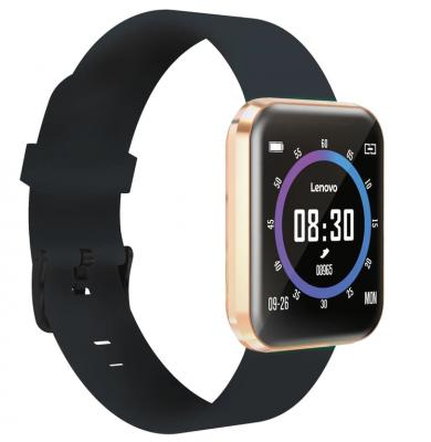 LENOVO Montre connect&eacute;e  E1 PRO Black Gold - Neuf