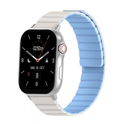 AVIZAR Montre Connect&eacute;e Suivi Sant&eacute; Complet Autonomie 8j Etanche IP68 Proove Argent