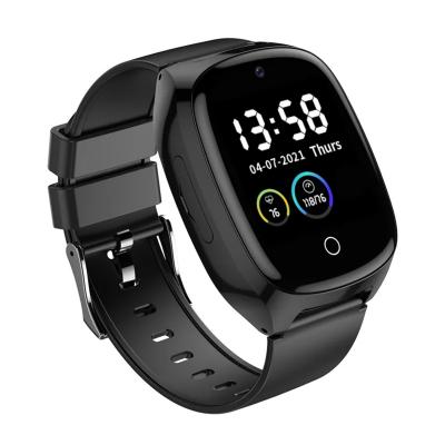 YONIS Montre Traceur GPS S&eacute;nior Cardio Sos &Eacute;cran Tactile Alarme Anti Chute 