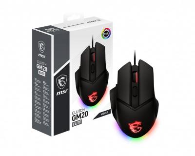 MSI Souris Gaming filaire  Clutch GM20 Elite Noir 