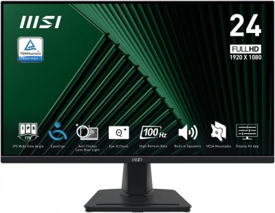 MSI  Pro MP245G Monitor LCD 23.8 FullHD IPS 100Hz Nero Senza Cornice
