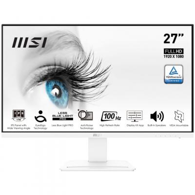 Ecran PC MSI MP273AW 27"" FHD/100Hz/IPS/1ms/FreeSync Blanc