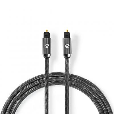 NEDIS  C&acirc;ble audio Toslink optique num&eacute;rique Premium/noir - 3 m&egrave;tres
