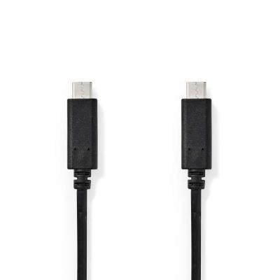 NEDIS  C&acirc;ble USB 3.1 (premi&egrave;re g&eacute;n&eacute;ration) Type C m&acirc;le