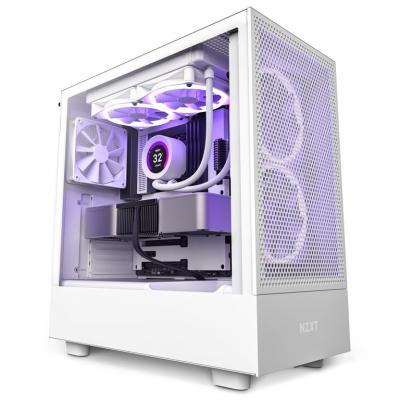 NZXT  H5 Flow All White Atx Cc-h51fw-01