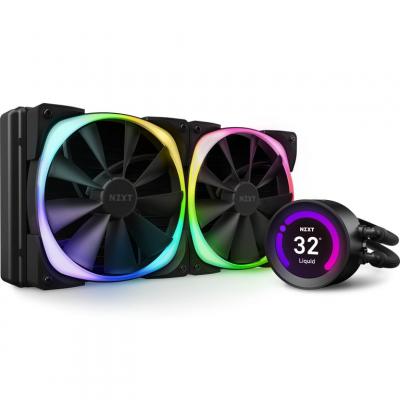NZXT Kraken z63 rgb rl-krz63-r1 140 mm lga 1150 pwm 4 broches noir