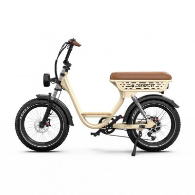 ONESPORT  W77 V&eacute;lo &Eacute;lectrique - 250W 48V18AH - Beige